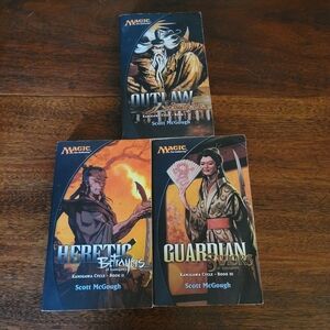 Magic The Gathering: Kamigawa Cycle Trilogy by Scott McGough Complete Series